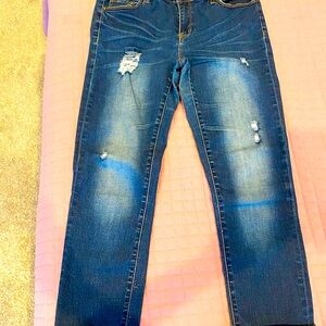 Blue Faith Jeans; Size 8; Women’s; ripped & distressed; stylish and fashionable